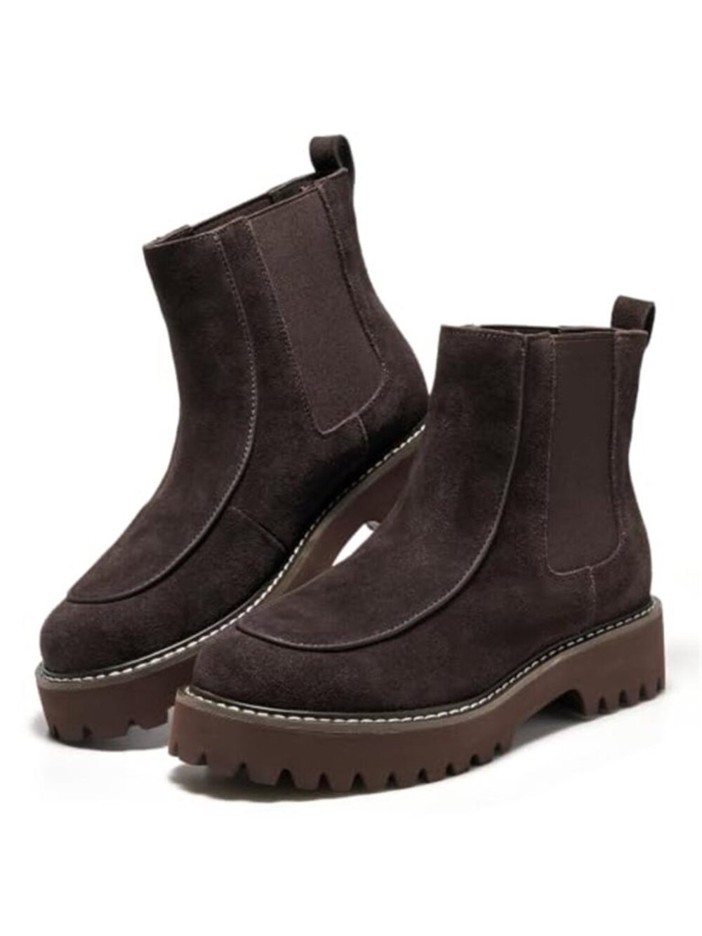 Project Cloud 100% Genuine Leather Chelsea Boots Women - Comfy Womens Boots
